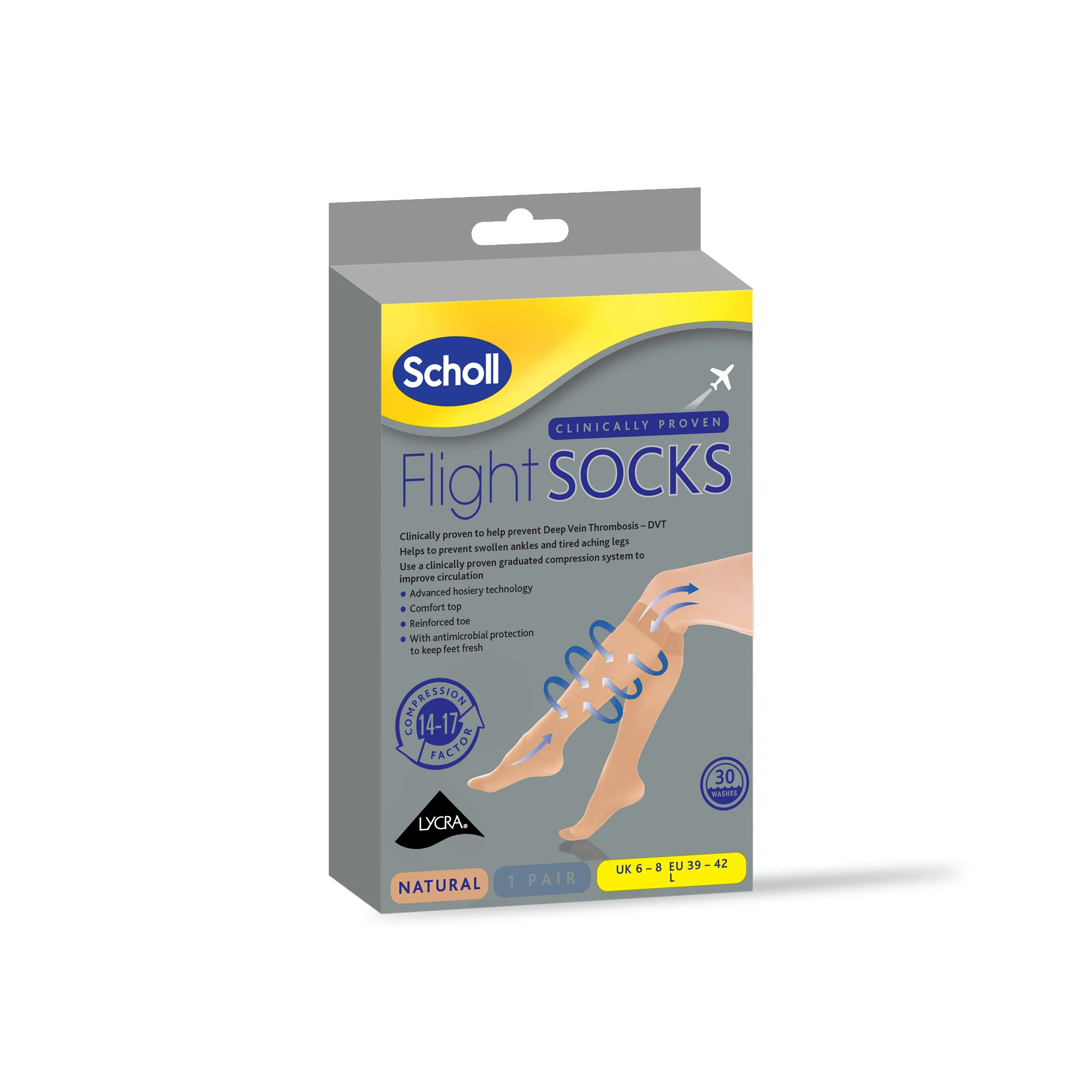 Flight Socks Cotton Feel: Sheer - Image 2