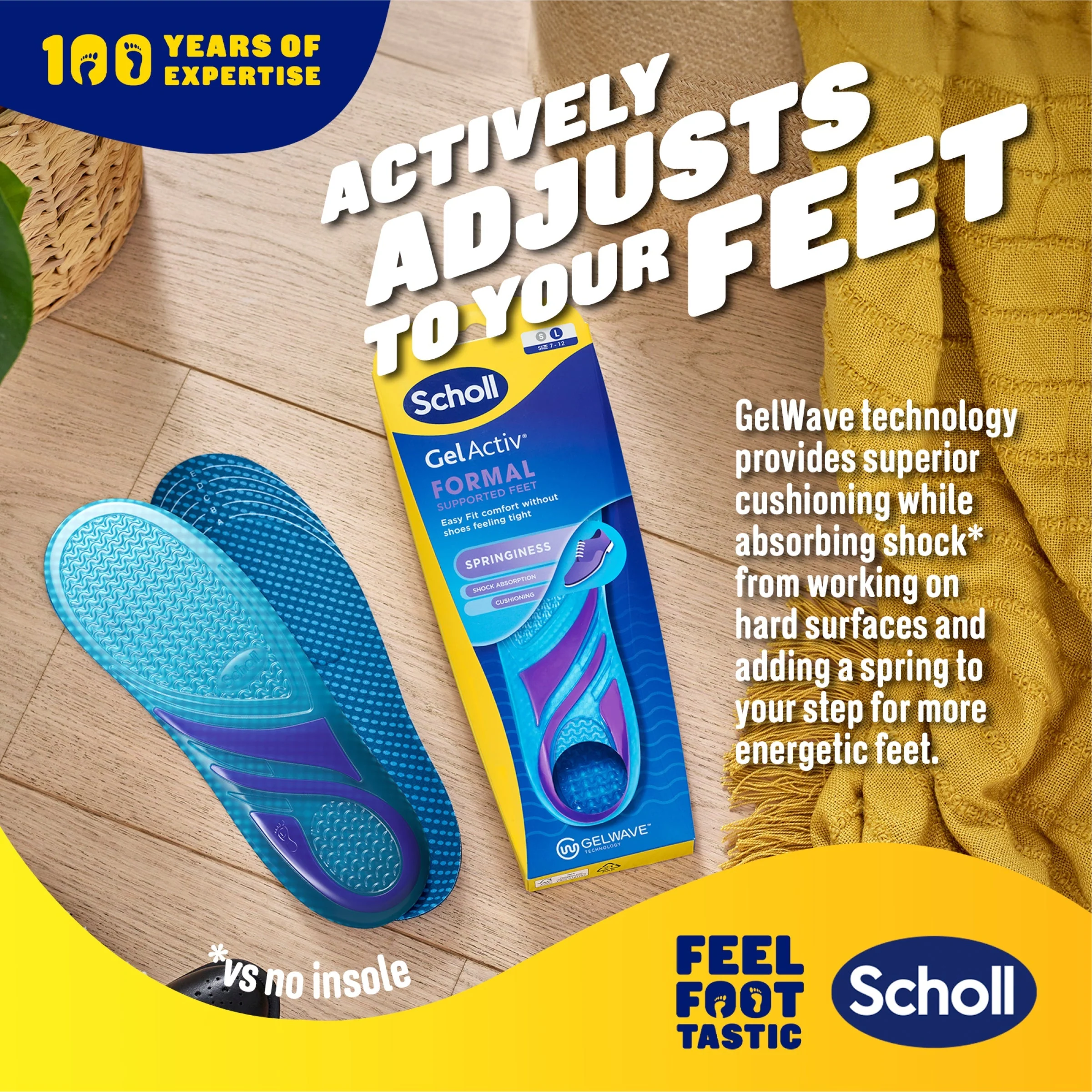GelActiv™ Casual Insoles Large - Image 4