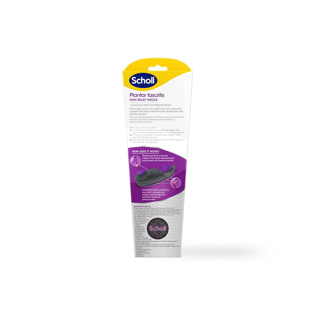 Plantar Fasciitis Pain Relief Insoles Medium - Image 3